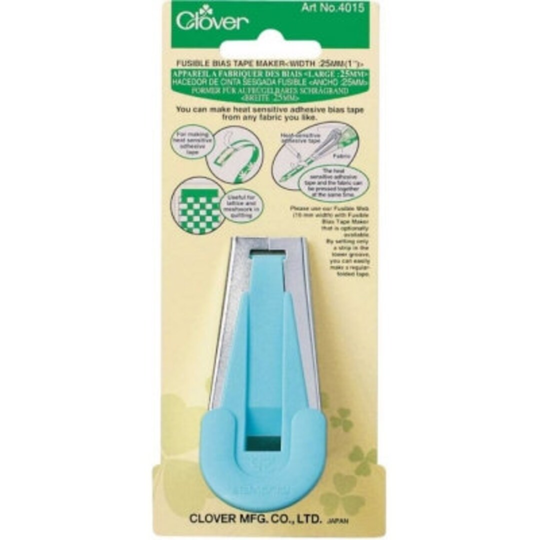 Clover Fusible Bias Tape Maker 25mm 1 4015 Etsy