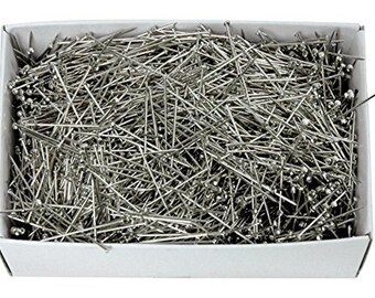 thumbnail image 2 of 34mm Stainless Steel Dressmaker Pins (25g Pack) – Sharp Tailor Straight Pins For Sewing 2 of 4