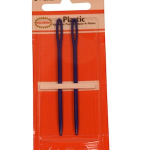 Large Plastic Needles 9cm, Large Eye Yarn Needles 7CM Plastic Needles for  Kids Pink Plastic Needles Yarn Needles Large Eye Needles 
