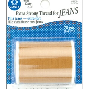 Coats & Clark Extra Strong Jean Thread 70 Yds-Golden-#N574