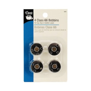 Dritz Sewing Machine Bobbins Class 66 Metal 4pcs/pk.-#928