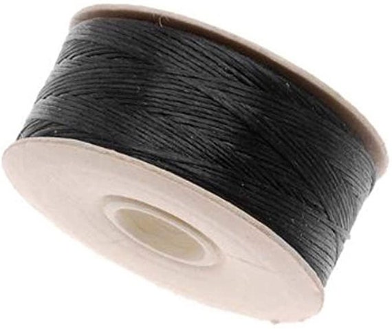 Nymo Nylon Beading Thread Size D for Delica Beads Black 64 Yards 58 Meters  -  Canada