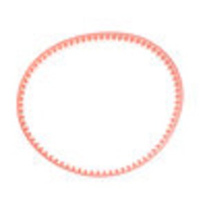 May include: A pink plastic hula hoop.