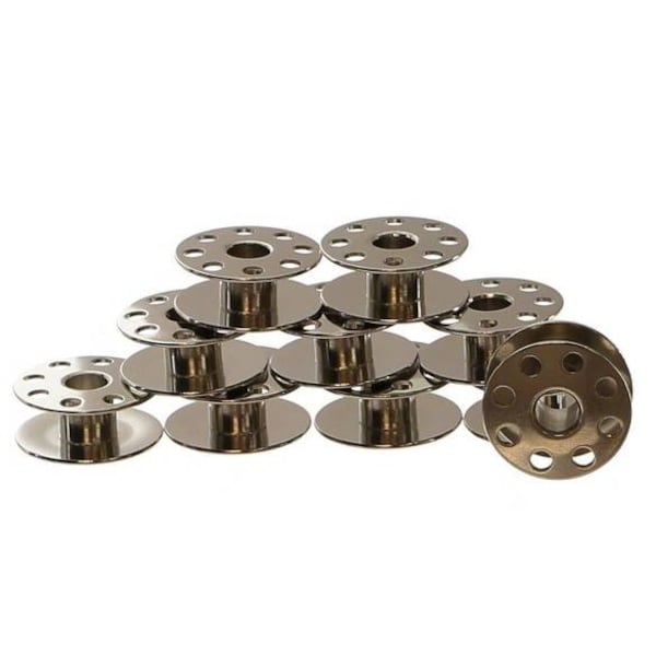 Metalen bobbins voor industriële enkelvoudige naaldnaaimachines 4/pack #40264NS