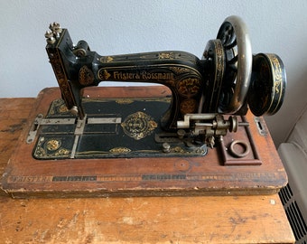 Antique C.1903 Frister & Rossmann Transverse Shuttle Hand