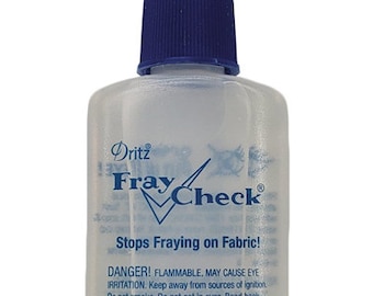 Dritz Fray Check, clear, .75 fluid ounce bottle-made in USA-#674