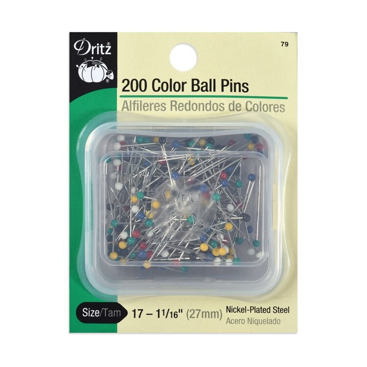 100-Count 1-1/4-Inch Dritz 27 Ball Point Pins 