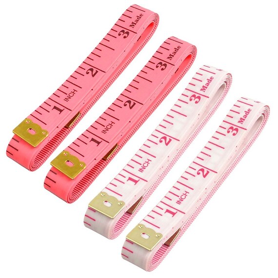 Rollfix tailor tape measure - reversible 150cm - HEXAGON MAGNETIC PINK -  Strima