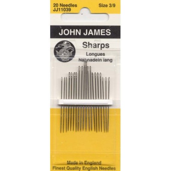 John James Sharps Needles Size 3-9