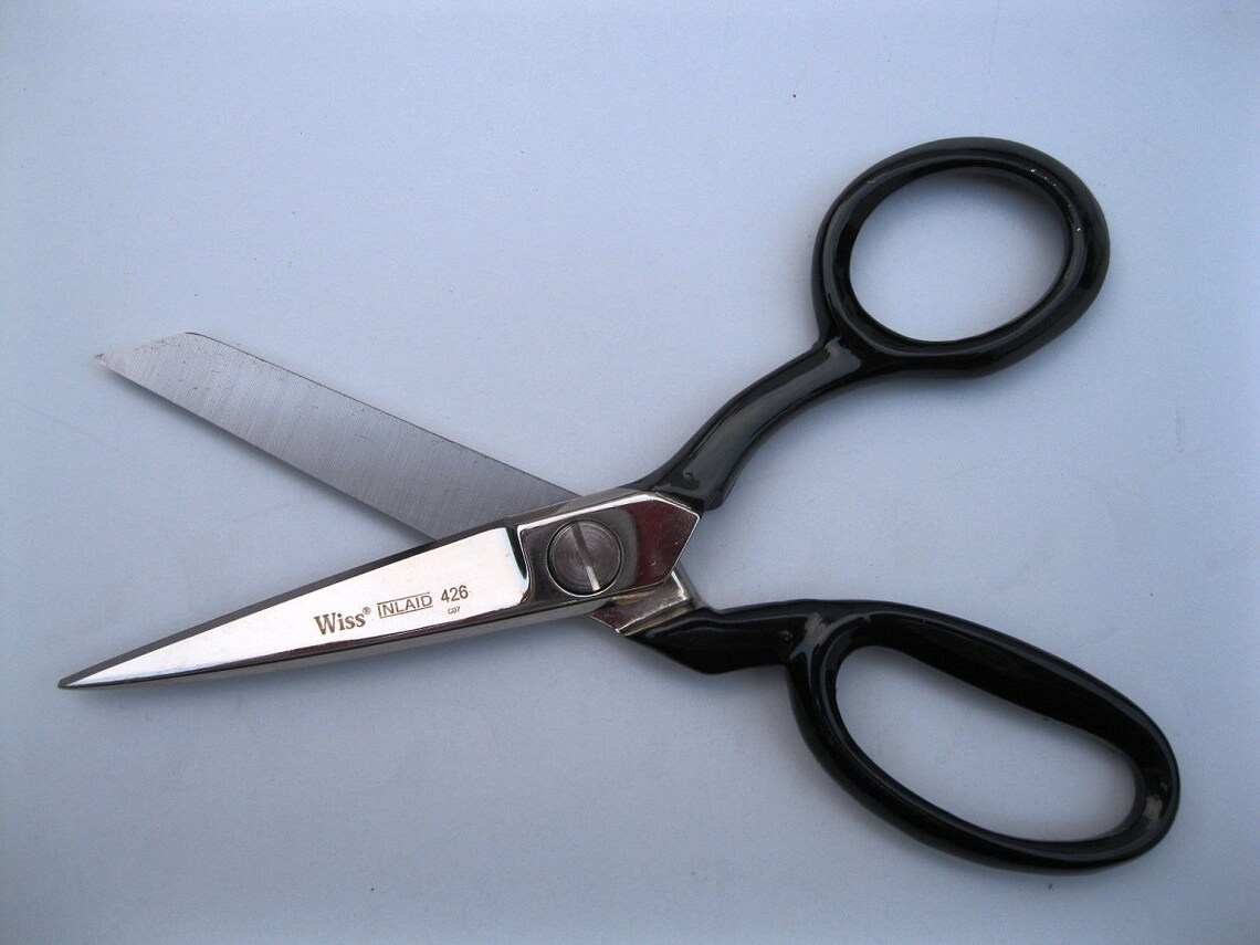 WISS 6 Solid Steel Dressmaker Bent Trimmer Shear made Etsy