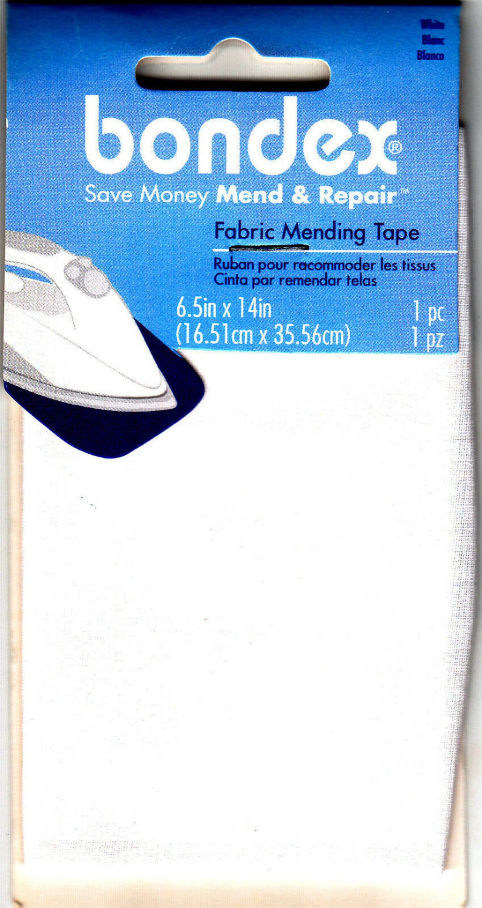 BONDEX White Fabric Iron on Mending Tape. Size 6 1/2 X Etsy