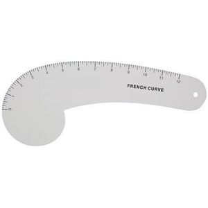 12&quot; Lance Metall Französisch Kurve Lineal