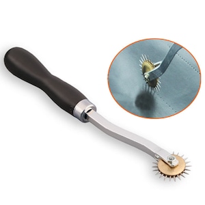 Needle Point Tracing Wheel with Black Plastic Handle