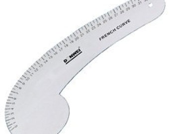Curve 12" Ruler Metal Measuring Aluminum