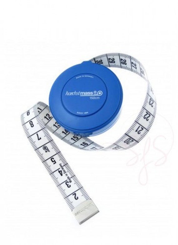 Hoechtmass Pocket Roller Tape Measure-blue-60 Inch/150 Cm-made in