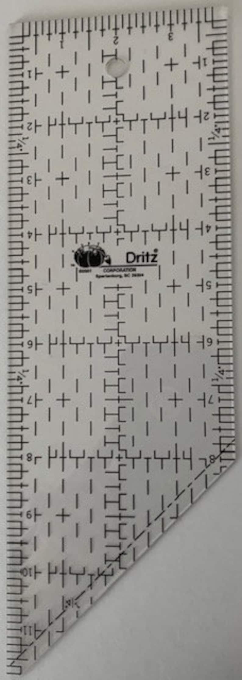 Dritz 45 Degree Angle Quilting Ruler4x12 Etsy