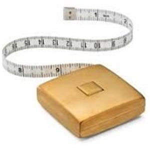 Hoechtmass pocket roller tape measure stainless steel retractable tape measure-60 inch/150 cm-made in Germany