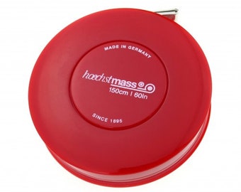 Hoechtmass Taschenrollmaßband - ROT- made in Germany