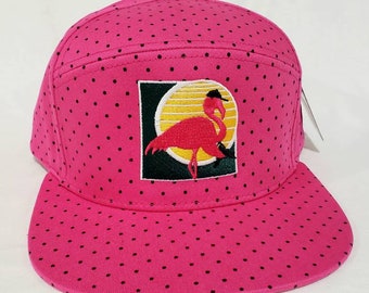 Florida Robbery Polka Dot Pink Fitted Hat