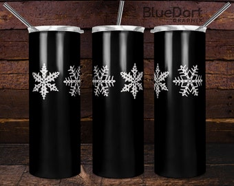 Pyrex Snowflake | 20oz Skinny Tumbler Straight & Tapered Sublimation PNG | DD80