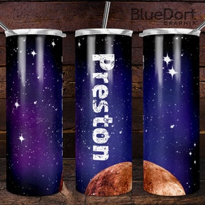 Galaxy Space | Sublimacja 20oz Skinny Straight & Tapered Tumbler PNG | DD31