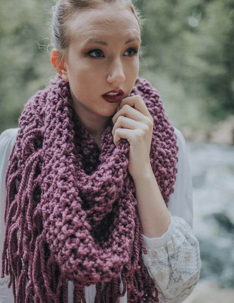 Knitted Triangle Scarf Knit Shawl Hand Knit Blanket Scarf Etsy