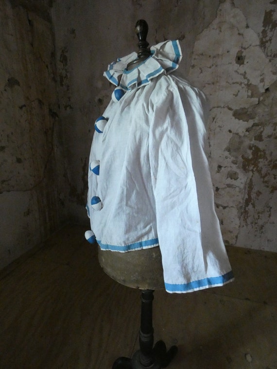 antique pierrot clown jacket costume