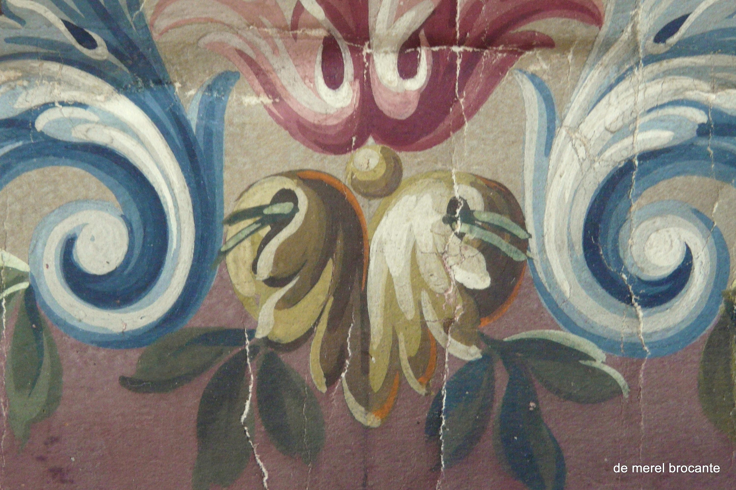 Antique French Aubusson Tapestry Patern Cartoon Painting Etsy