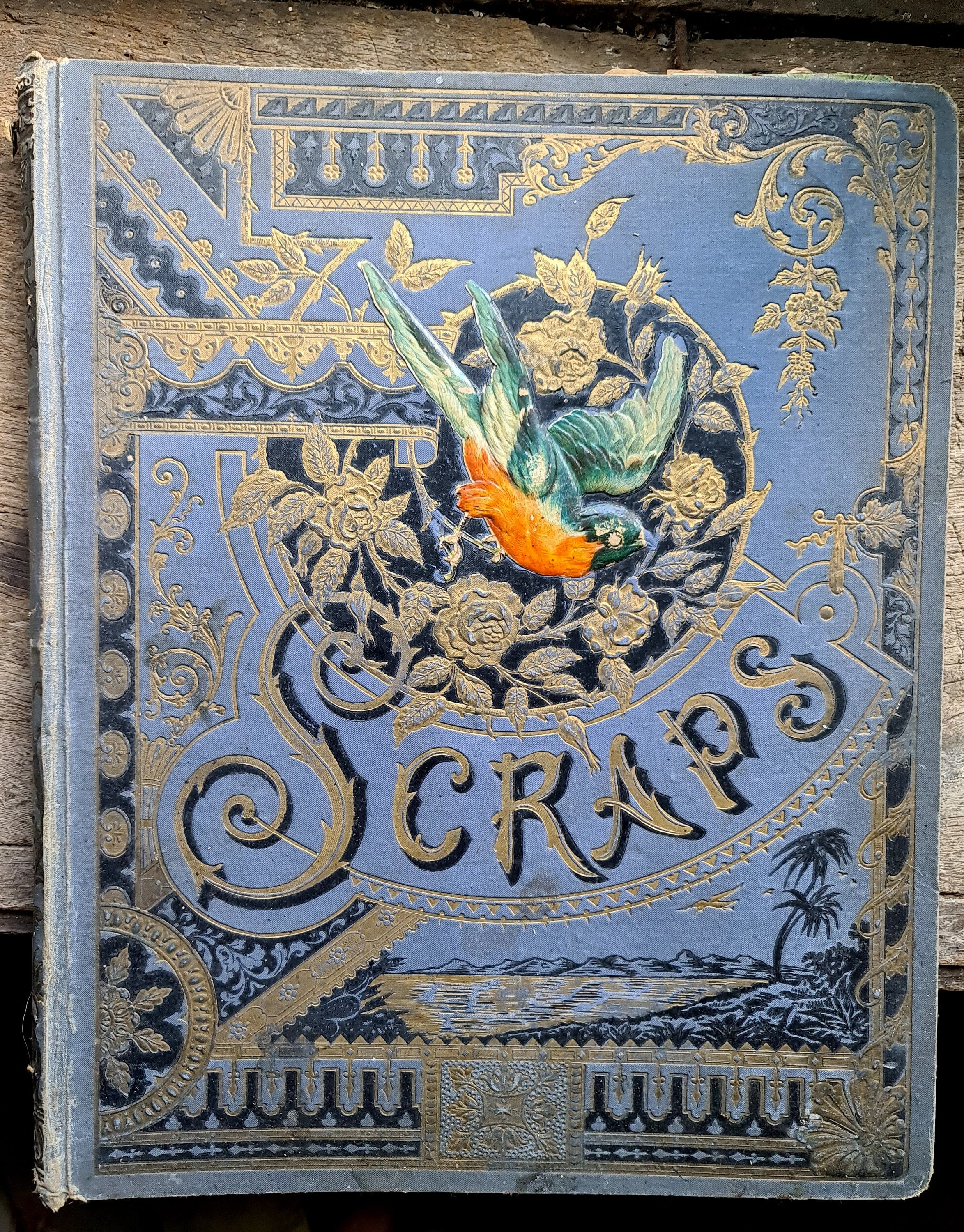 Antique Victorian Scrapbook Scrap Book - Etsy Italia