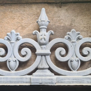 Antique French Zinc ornament finial Architectural Salvage