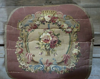 aubusson antique French aubusson tapestry patern cartoon painting