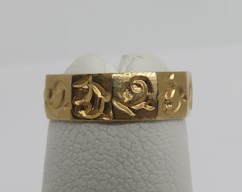 Antique 14k Wedding Band Ring Pinky Midi Ring Size 3/4