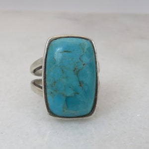 Vintage Barse Sterling Silver Turquoise Ring sz 7.5.