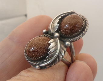 Tremendous Native American Navajo Sterling Silver Kokopelli Ring