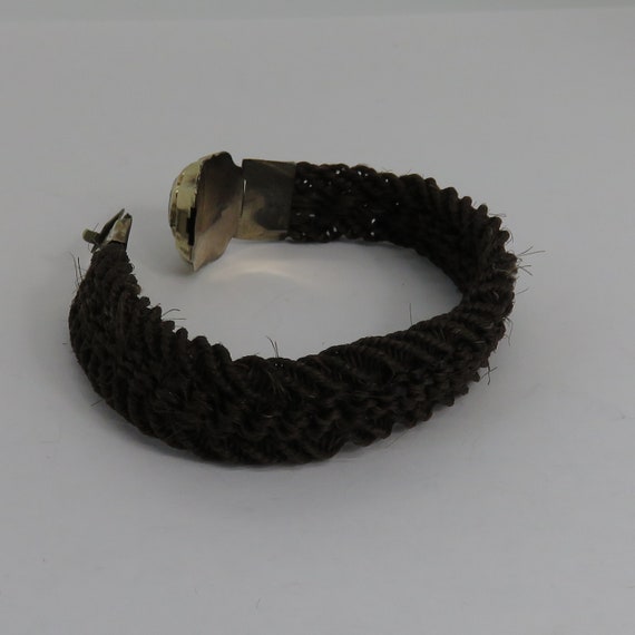 Victorian Mourning Hair Gold Paste Bracelet. Mark… - image 5