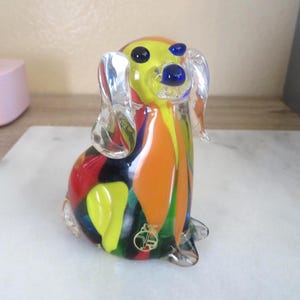 Daum Crystal Dog - Etsy