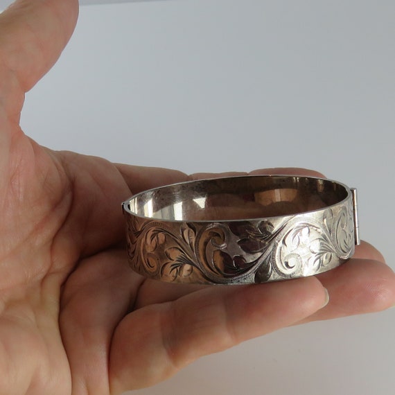 Victorian Silver Filled Bangle Bracelet. - image 4