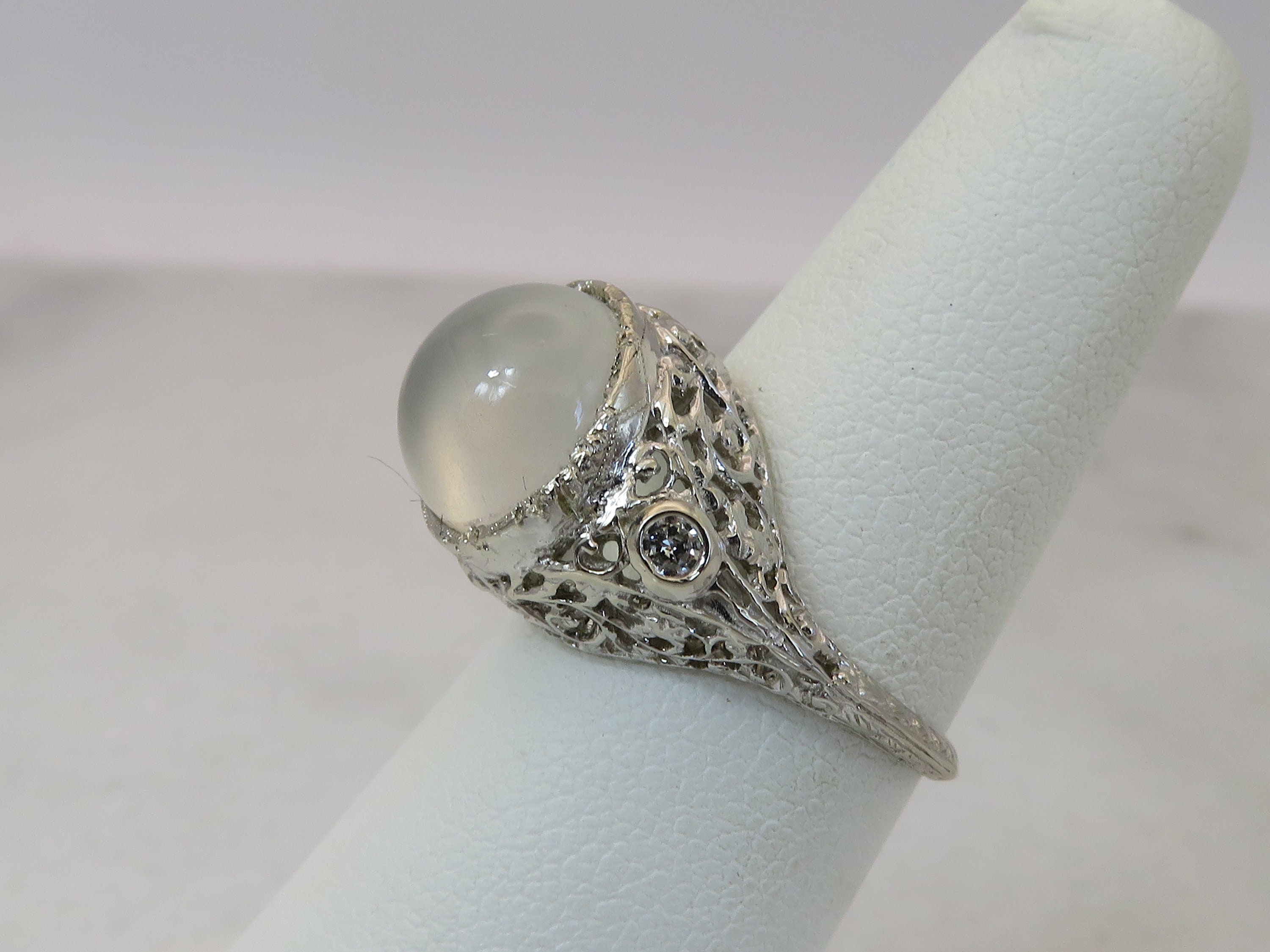 Art Deco Elegance: Star Sapphire Engagement Ring of the Week