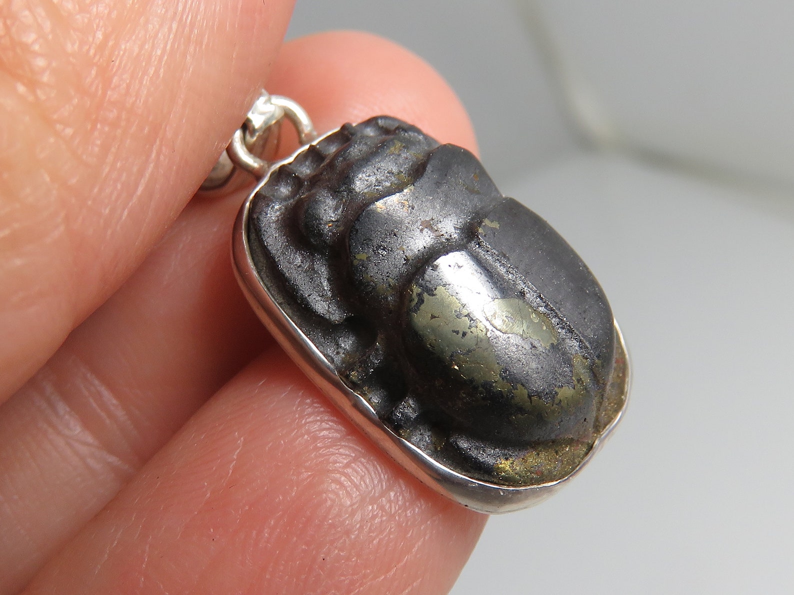 Renacimiento egipcio plata esterlina egipcio tallado oro | Etsy