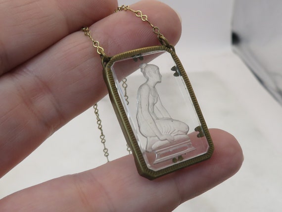 Vintage Crystal Pididdly links Necklace. - image 4