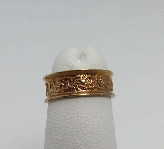 Antique 14k Wedding Band Ring Pinky Midi Ring Siz… - image 3
