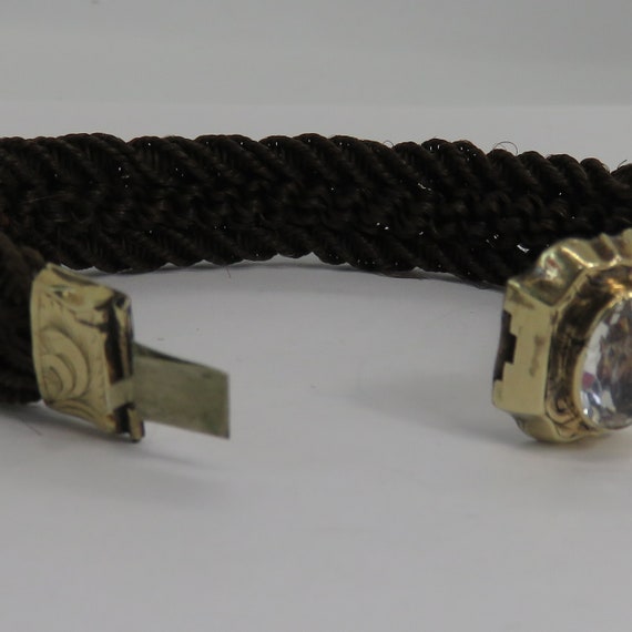 Victorian Mourning Hair Gold Paste Bracelet. Mark… - image 4