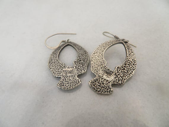 Vintage Sterling Silver Eagle Dangle Earrings. - image 3