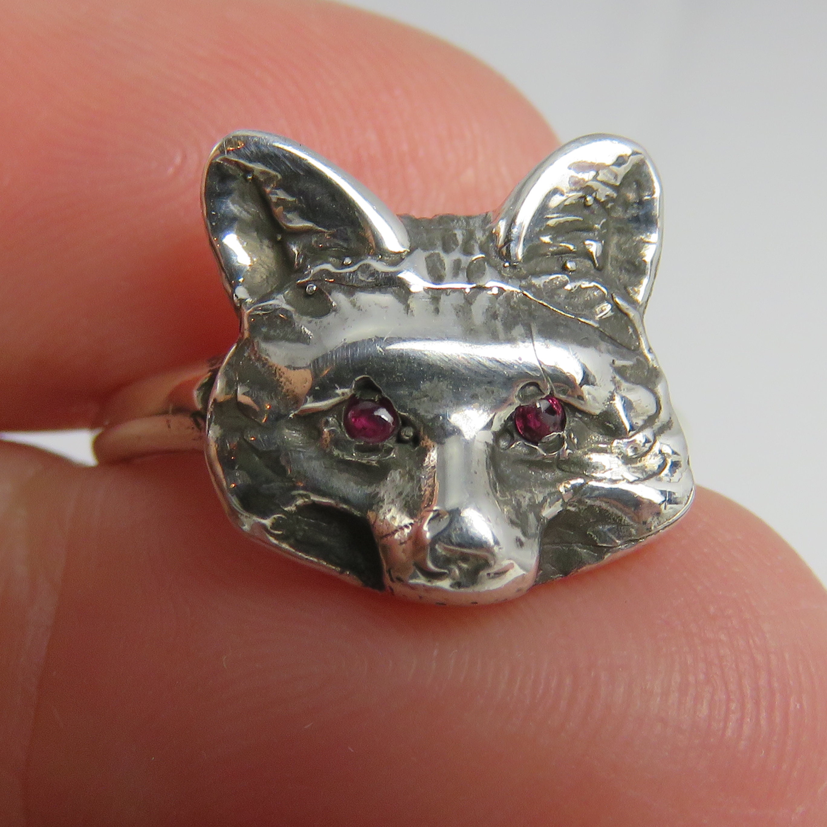 Todorova Dainty Stainless Steel Fox Face Finger Ring For Women Men Cute Head  Minimalist Charm Animal Jewelry Gift - AliExpress