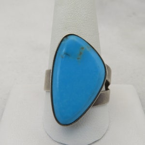 Estate Jay King Sterling Silver Turquoise Ring. Size 12.