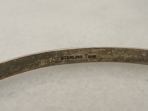 Vintage Tahe Sterling Silver Navajo Bangle Bracelet. - Etsy
