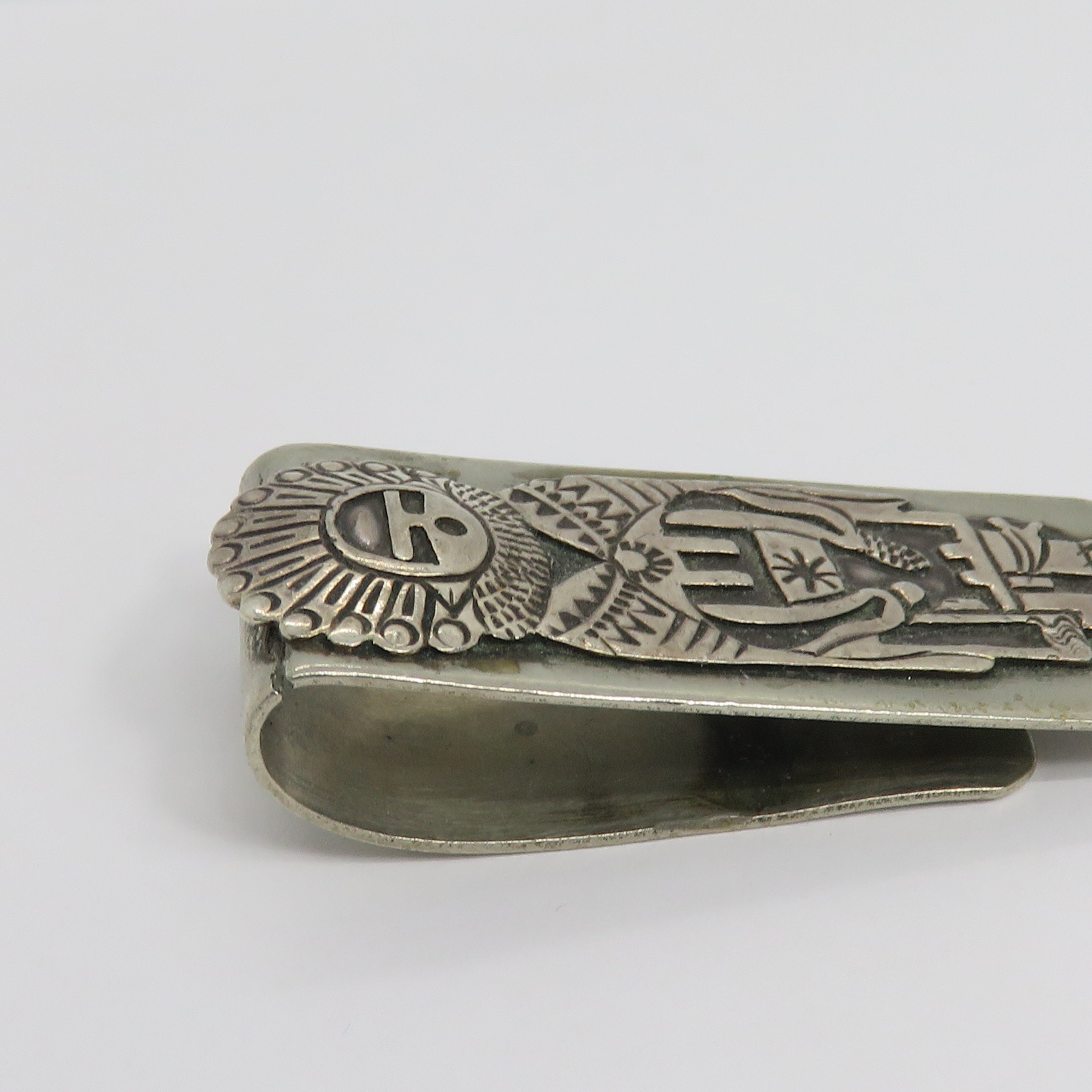 Vintage Sterling Kachina Doll Nickle Silver Money Clip. Bags & Purses Wallets & Money Clips Money Clips 