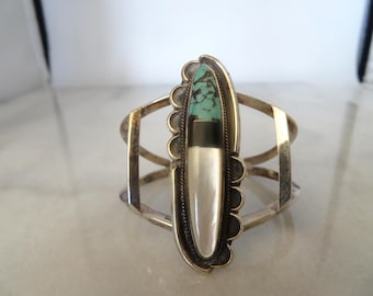 Estate Navajo Vivian Jones Feather Bangle Bracelet. - Etsy