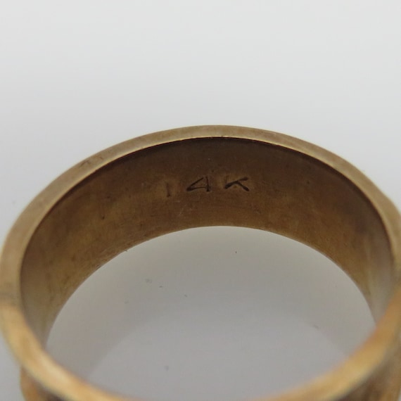 Antique 14k Wedding Band Ring Pinky Midi Ring Siz… - image 5