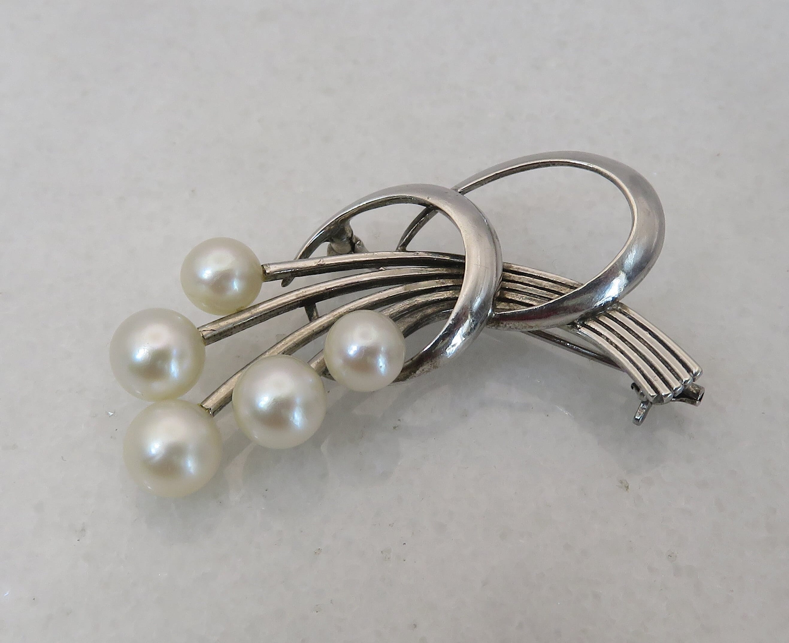 Mikimoto Brooch - Etsy